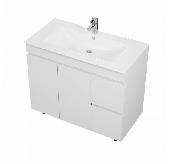 Next 90 тумба напольная + раковина Квадро-90, MIRSANT