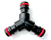 Тройник быстроразъемный д/шланга 16мм Фрегат