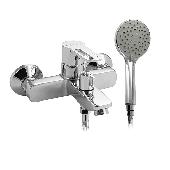 4910 CONSUL Смеситель ванна шаровый короткий нос ручка с прорезью