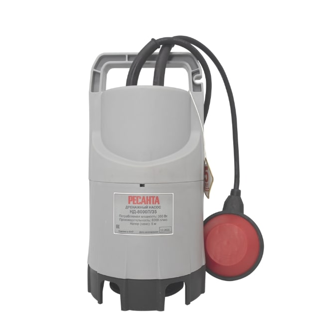Дренажный насос НД-8000П/35 Ресанта 77/2/1
