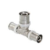 Тройник ПРЕСС  16*16*16 НИКЕЛЬ TIM (120/15) F-T161616N