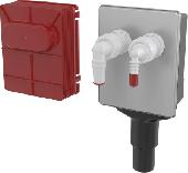 Сифон для стиральной машины под штукатурку для DN40 и DN50, нержавеющая сталь APS6, ALCAPLAST