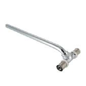 Тройник с хром. трубкой 16х15х16 30 см ПРЕСС 