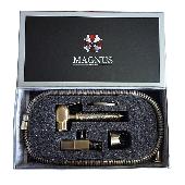 2052 MAGNUS Набор гигиенический для бидэ БРОНЗА (шар.кран + лейка + шланг)