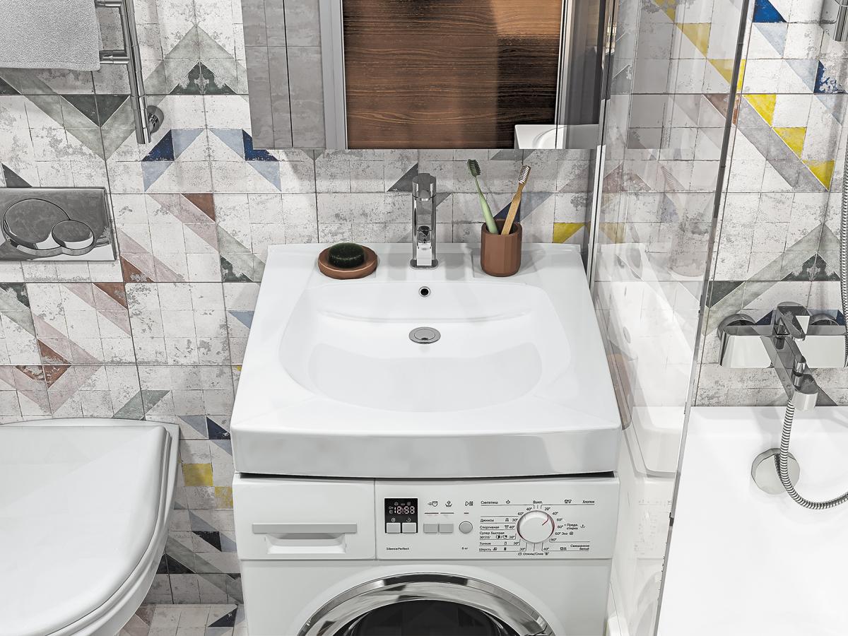 Раковина Пилот-50 (615*500) c кронштейном, крепежом и сифоном, SANTEK (1.WH30.1.970)