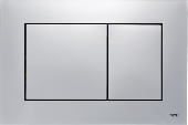 Панель смыва TECEnow с двумя клавишами, пластиковая, хром глянцевый 9240401