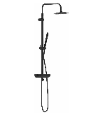 Душ.система с ванно-душевым ТМС смесителем полкой, чёрный 936760300 Scandinavian Pure DAMIXA