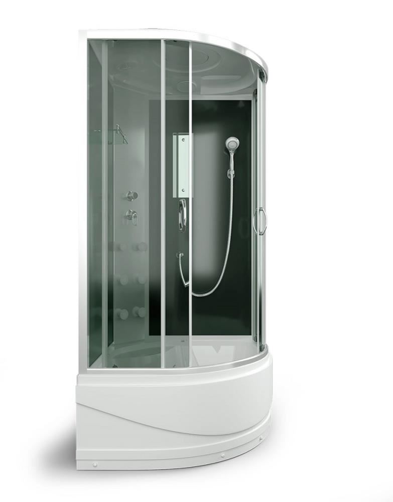 ERLIT Душевая кабина ER3509TPF-С4 RUS 90*90*215 (с г/м, выс.поддон,тон.стекло)