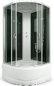ERLIT Душ. кабина ER3508TP-С4 RUS  80*80*215 (без г/м,выс.поддон,тонир.стекло, задняя стенка стекло)