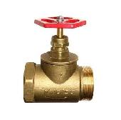 Клапан Ду-50 прямой латунный 1Б1Р муфта\цапка