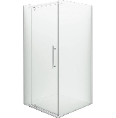ERLIT Душевое ограждение без поддона ER 10109H- С1(90*90*200, квадрат, прозрачное стекло 6мм),