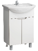 Гамма 55 Тумба+умывальник белая (рак.Уют 55), ЯМЕБЕЛЬ