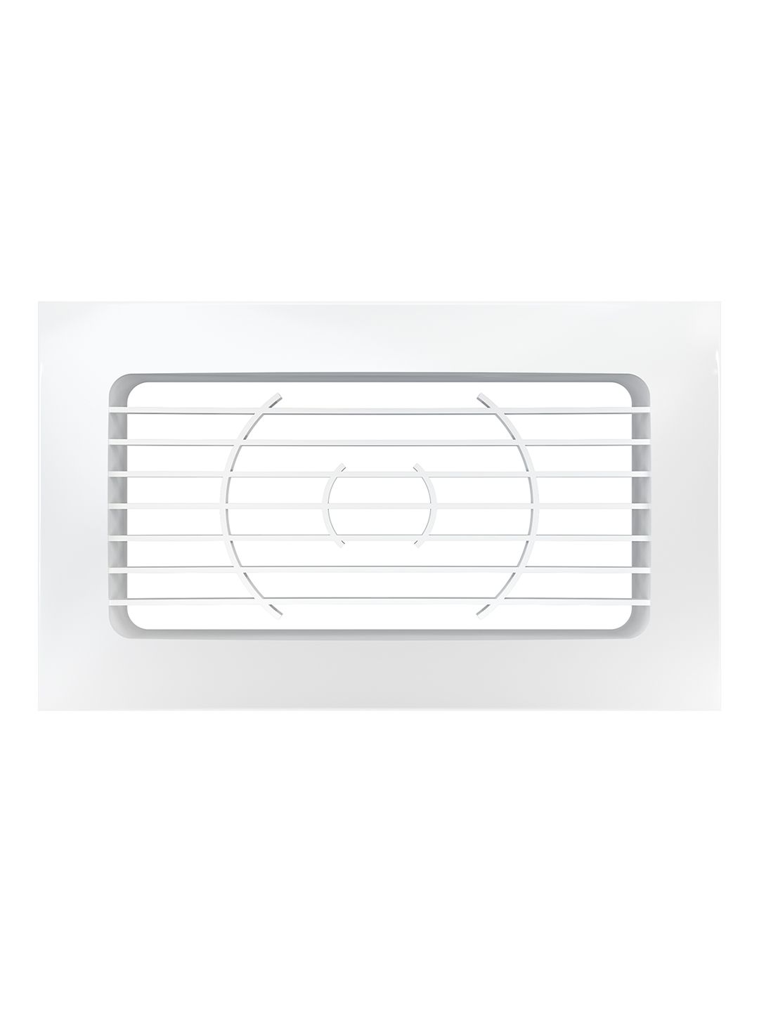 Решетка вентиляционная РСФ фланец 120х60 150x90 пластик ERA 612РСФ