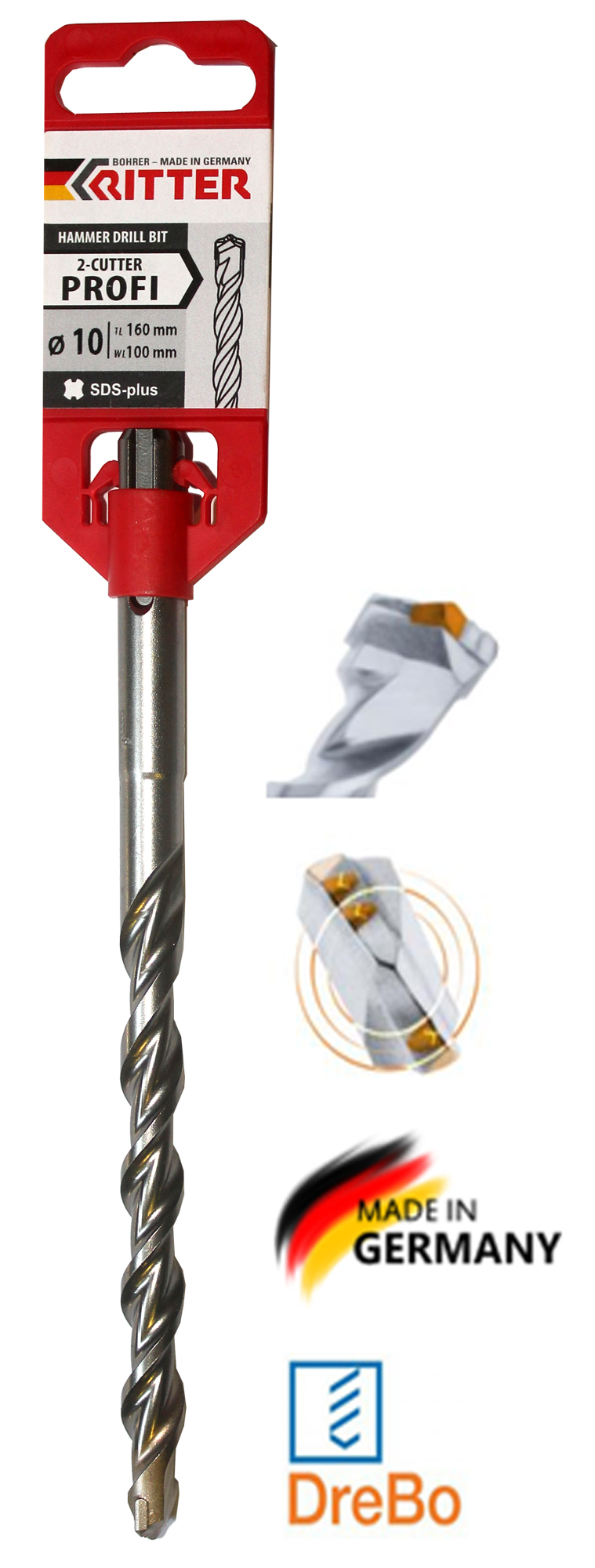 Бур SDS Мах zentro 16х200/340, поштучно