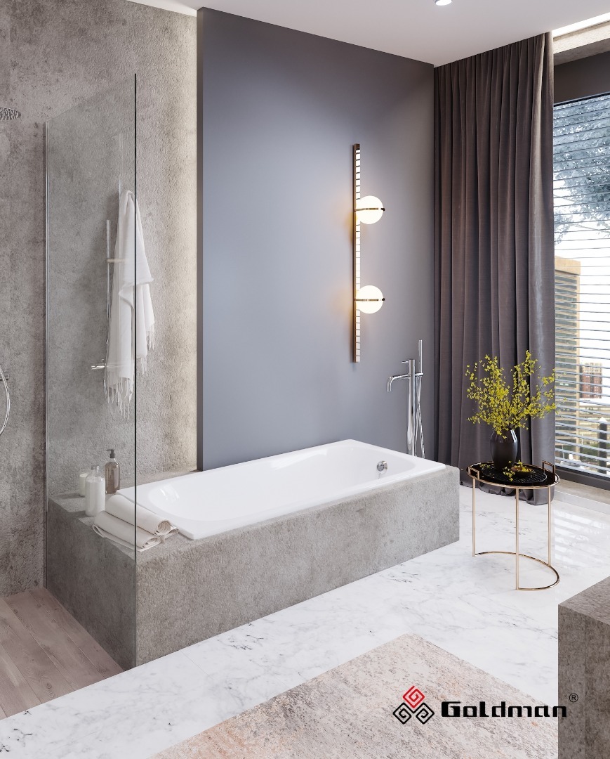 Ванна чуг. Classic 150х70+ножки, Goldman