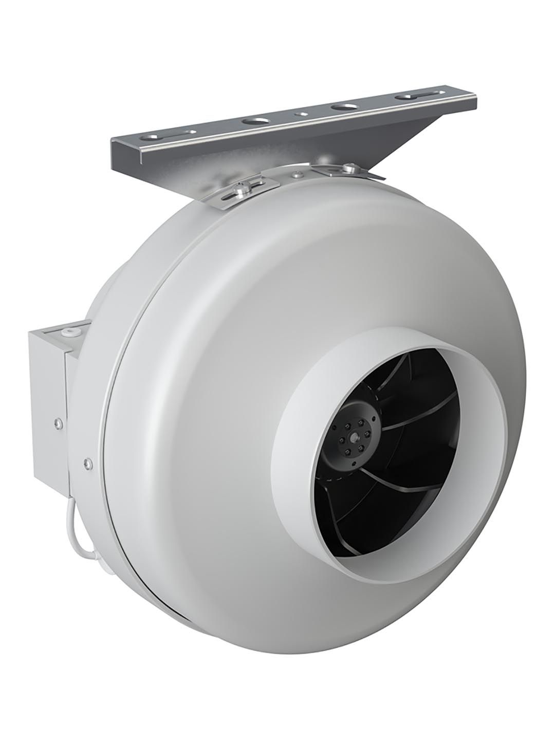 Вентилятор канальный D125 CYCLONE центробежный пластиковый корпус ERA PRO