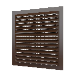 1313С кор Решетка вентиляционная С сетка 138х138 пластик