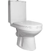 ОБРАЗЕЦ С ВИТРИНЫ Унитаз-компакт ФИОНА Стандарт (косой,ниж,сид п/п,арм. 1реж,БЕЗ ГОФРЫ) Ст.Оскол