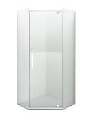 ERLIT Душевое ограждение без поддона ER 10109V-С1 (90*90*200, пятиугольное, прозрачное стекло 6мм),