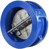 Клапан обратный чугун 2/створ 3050 Ду100 Ру 16 м/фл ств/чуг Benarmo
