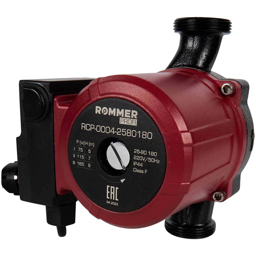 Насос циркул. ROMMER Profi 25/80-180  (RCP-0004-2540180)