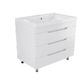 SOHO 100/2 Quadro тумба напольная + раковина керамич. DEEP-100, MIRSANT