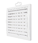 Решетка вентиляционная РРП разъемная регулируемая 150х150 пластик ERA,1515РРП