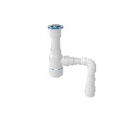 Сифон для умывальника, выпуск 70мм разборный с г/т 1 1/2 -Ø40/50 1051 (40), NOVA PLASTIK