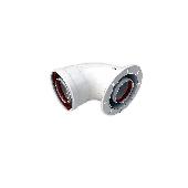 Коакс.отвод Ø60/100 стартовый (Bosch,Navien) TR.6028