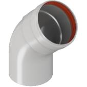 Колено Ø80 угол 45° м/п ROMMER (RCA-0080-000045)