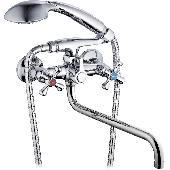 Смеситель для ванны с душем G-lauf QML7-A827 (1/2; керам. карт. переключение в корпусе)