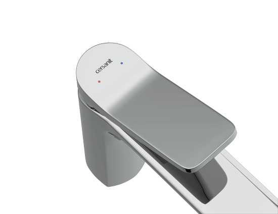 Смеситель Cersanit для раковины ODRA однорычажный клик клак 63050