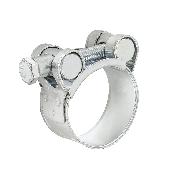 Хомут усиленный одноболтовый, оцинкованная сталь  98-103мм (50/10) TIM TW98-103-1