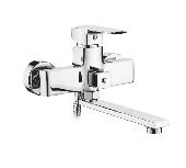 A6355 Смеситель для ванны ACCOONA с коротким поворот. изливом дивертор в корпусе латунь/хром (10)