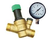 Редуктор снижения давления с манометром (10bar) 3/4
