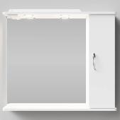 Зеркало+шкаф Колумбия 85см правое+свет, VOD-OK