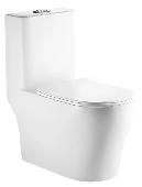 Унитаз моноблок KN6292000 смыв торнадо, сиденье, 700*375*780, KNOIS