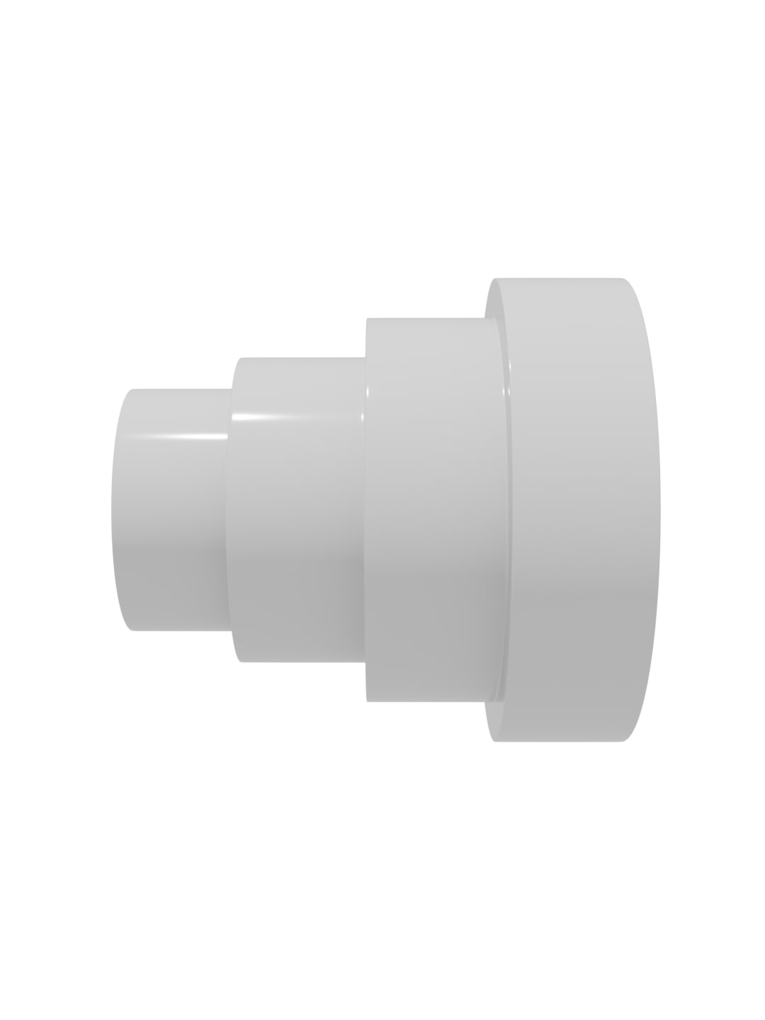 Соединитель универсальный круглых воздуховодов центральный пластик D150/125/100/80 ПУ15.12.10.8