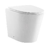 Tornado Ratio TR-RA-0832 унитаз подвесной (48см) безободковый белый с сид. дюр. микролифт, Triton