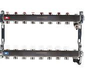 Коллектор из нерж.стали без расходомера с клапаном вып. воздуха и слив 8 вых. ROMMER RMS-3201-000008