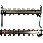 Коллектор из нерж. стали с клапаном вып. воздуха и слив 7 вых. STOUT SMS-0932-000007