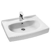 Раковина Пилот-50 (615*500) c кронштейном, крепежом и сифоном, SANTEK