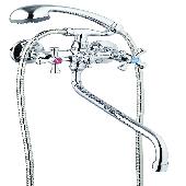 Смеситель для ванны с душем G-lauf QFR7-A827 (1/2; керам. длин.излив)