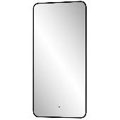 Зеркало Torry Led 600х1200 (фоновая подсветка, бесконтактный сенсор, черная окантовка)