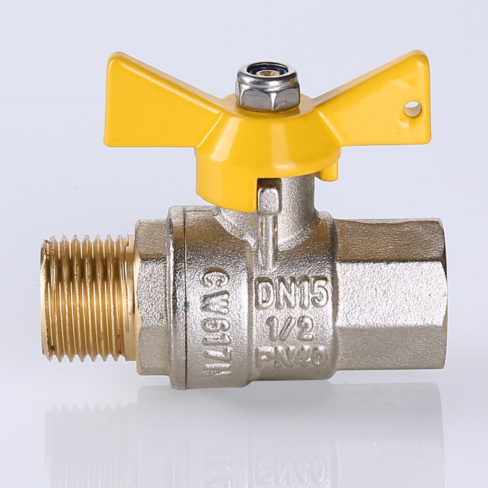 Кран шар.газ.1/2 г/ш VT бабочка(16/144)