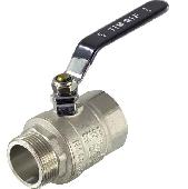 Кран шар.(вода) никелир. 1/2