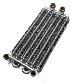 Теплообменник битермический 30 кВт. 310мм. Gazlux 02-2003