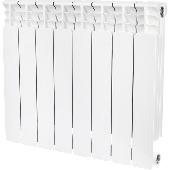 Радиатор биметалл. STOUT Space 500  8 секций SRB-0310-050008 бок. подключение