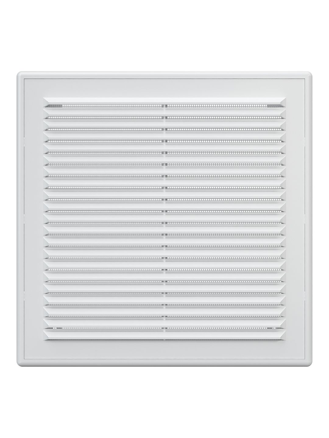 Решетка вентиляционная вытяжная АБС 249х249, бел. 2525Р