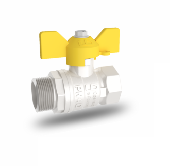 Кран шаровый латунный LD Pride газ. Ду 1/2